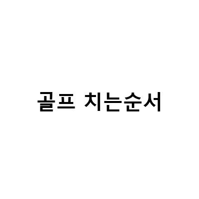 골프 클럽 종류와 치는 순서, 인스타짐 골프아카데미의 가산점