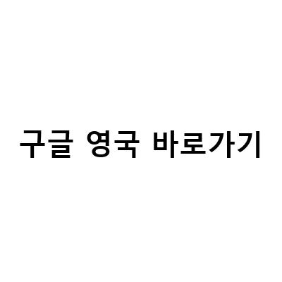 구글 검색 제한 우회하는 방법: 프랑스, 영국, 미국, 일본, 호주 구글 주소 바로가기 설정법