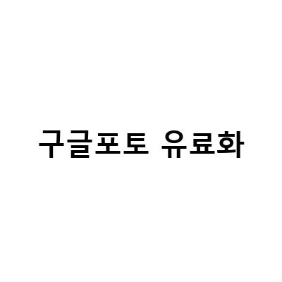 구글포토 무제한 백업 유료화 대책! 3가지 방법으로 공유합니다