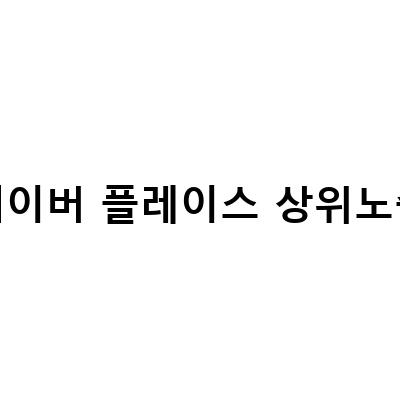 네이버 플레이스 상위 노출을 위한 최신 SEO 전략