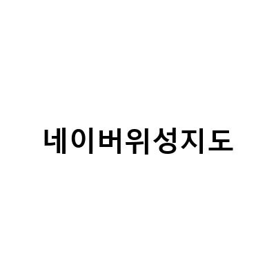 인공위성 지도를 활용한 정확한 지리 정보 확인 방법