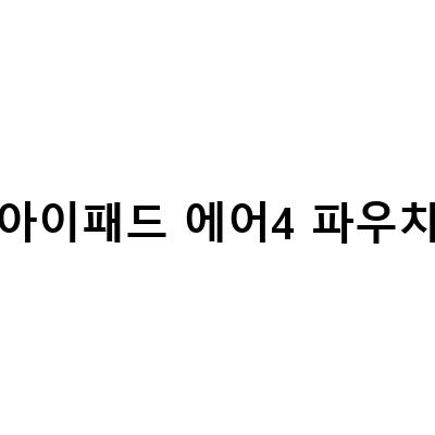 베리쥬앙 아이패드 에어 4 파우치와 풀세트 정품 비숑파우치, 매일같이 들고 다니는 이유!