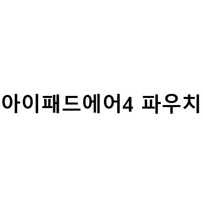아이패드 에어 4 파우치 추천! 매일 들고 다니고 싶은 정품 풀세트