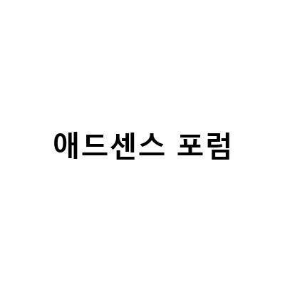 애드센스 수익 올리는 방법과 승인 받는 방법, 포럼 참석으로 더욱 높은 수익을 얻자!