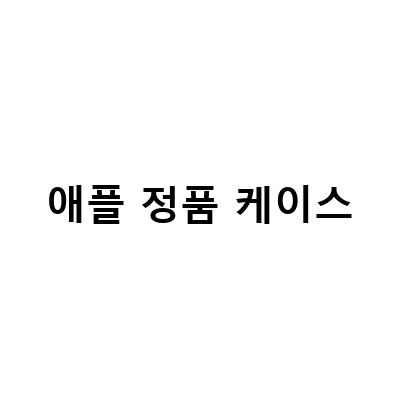 애플 정품 케이스 추천! 아이폰 13, 14 Pro Max부터 iPad 10세대까지