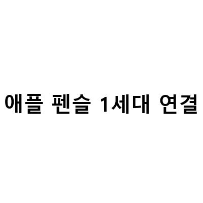 아이패드 9세대를 구입한 당신, 애플펜슬 1세대는 선택이 아닌 필수!
