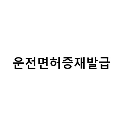 운전면허증, 여권, 우체국보험증서 재발급 받는 방법과 주민등록증, 영문운전면허증 사진 촬영 요령