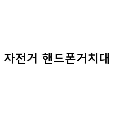 안정적인 자전거 핸드폰 거치대 추천! 쿼드락과 맥핏 바이크 스마트폰 거치대