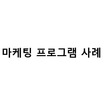 마케팅 프로그램 사례-디지털 마케팅 필수 역량 강화를 위한 스킬 교육 프로그램과 전환 기회 제공