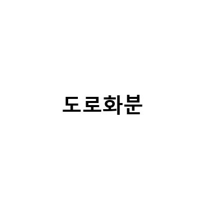 도로화분-국립중앙박물관의 웅장함을 담은 도로화분과 그 특징