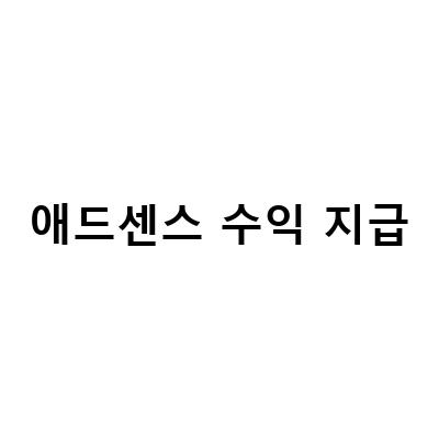 애드센스 수익 지급-구글 애드센스 수익 분리지급과 카카오뱅크 추가 지급 방법 안내