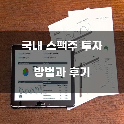 국내 스팩주 투자 방법과 후기