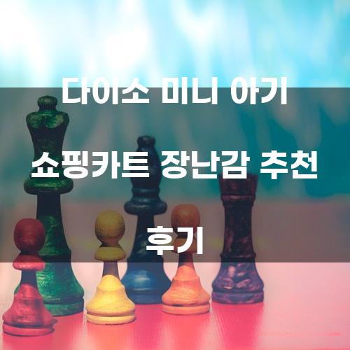 다이소 미니 아기 쇼핑카트 장난감 추천 후기