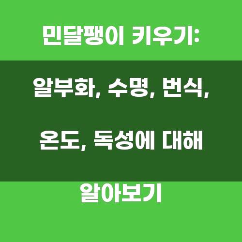 민달팽이 키우기: 알부화, 수명, 번식, 온도, 독성에 대해 알아보기