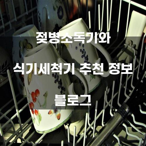 젖병소독기와 식기세척기 추천 정보