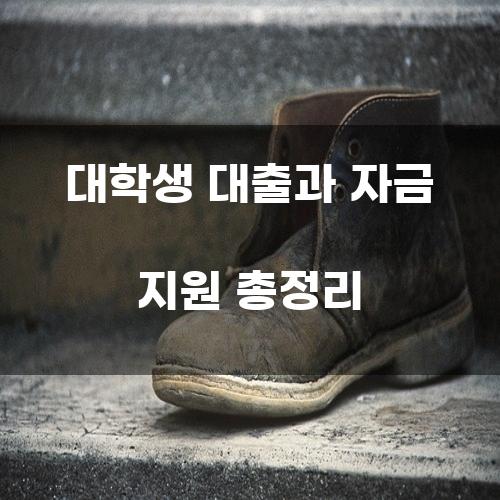 대학생 대출과 자금 지원 총정리