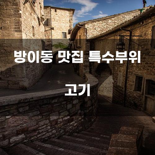 방이동 맛집 특수부위 고기
