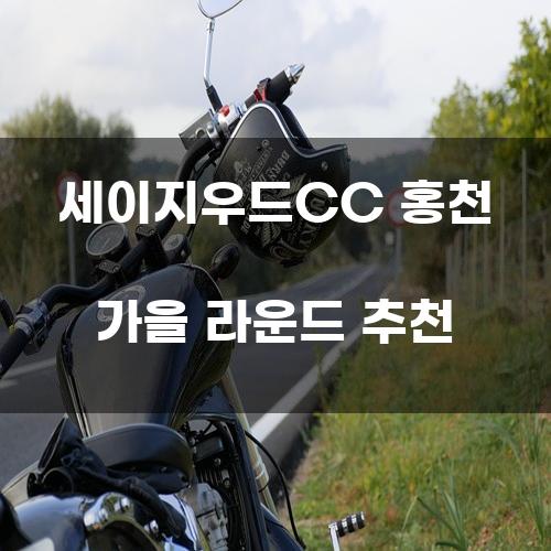 세이지우드CC 홍천 가을 라운드 추천
