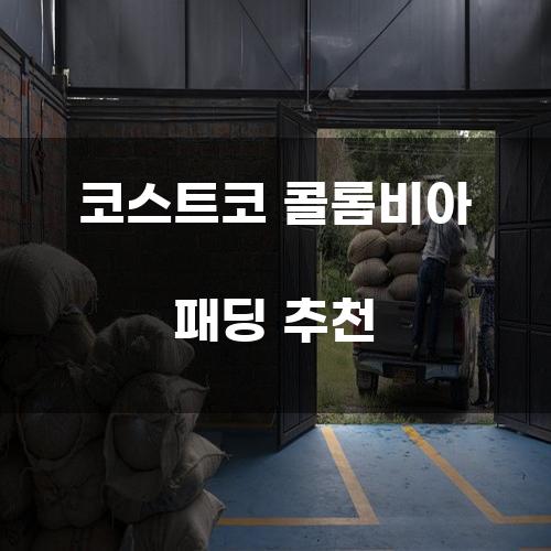 코스트코 콜롬비아 패딩 추천