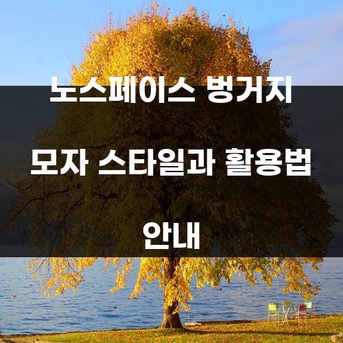 노스페이스 벙거지 모자 스타일과 활용법 안내