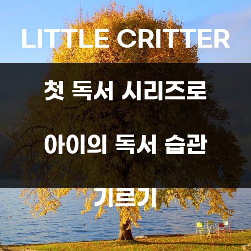 LITTLE CRITTER 첫 독서 시리즈로 아이의 독서 습관 기르기