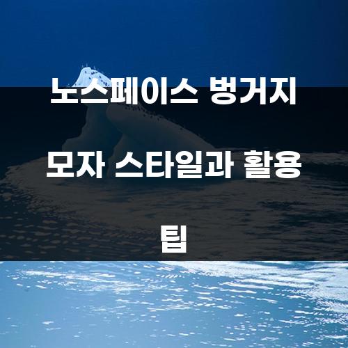 노스페이스 벙거지 모자 스타일과 활용 팁
